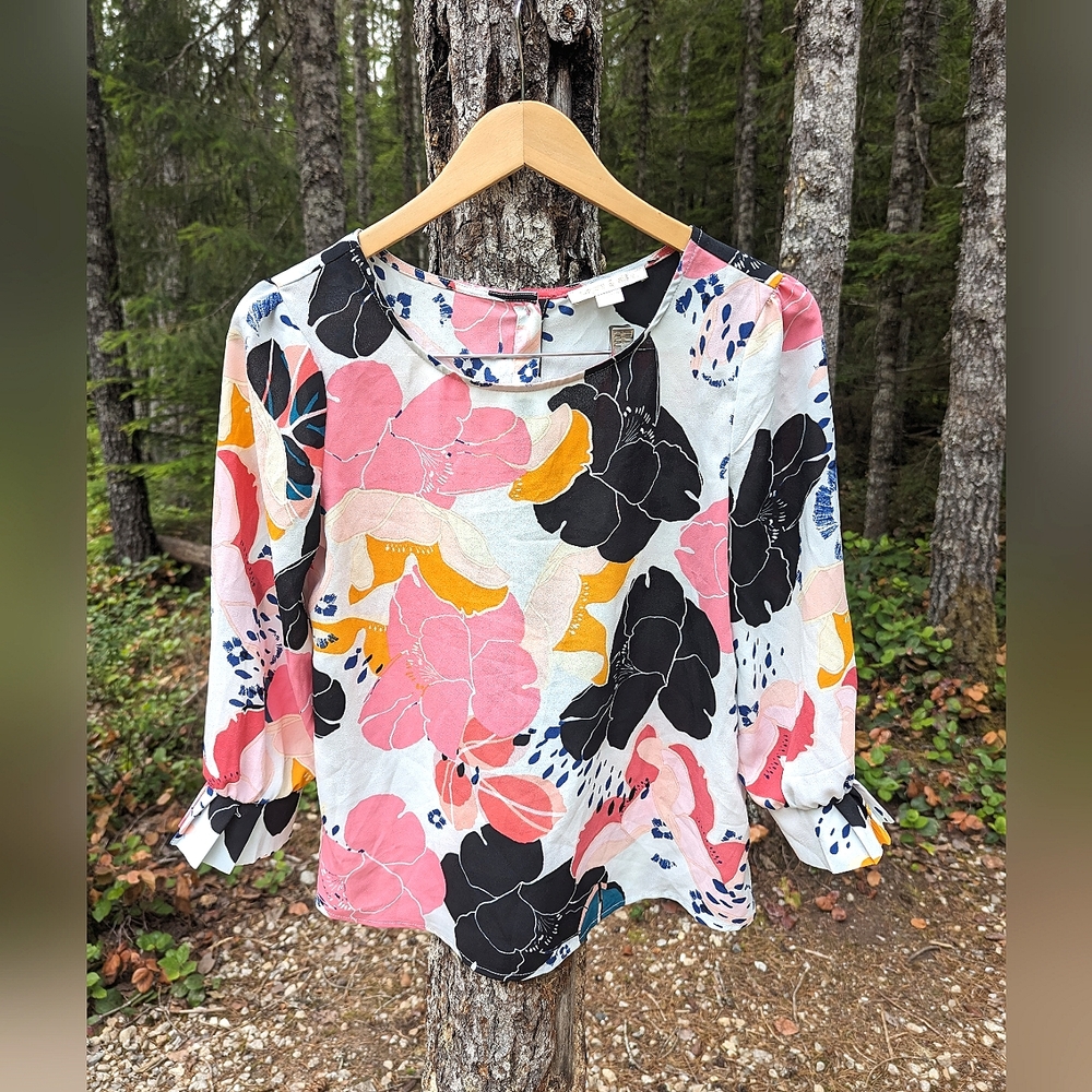 cooper & ella Floral Top xs